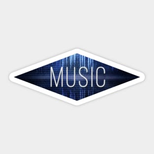 Music Typo Sticker